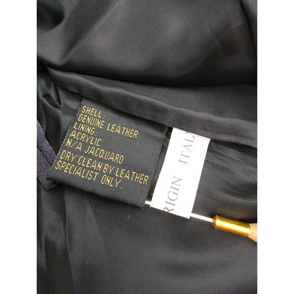 Giorgia Collection Suede Leather Mini Skirt Womens SZ 4 Black - Picture 9 of 9